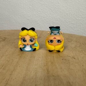 Disney Doorables Alice in Wonderland Alice Mini Figures Lot of 2